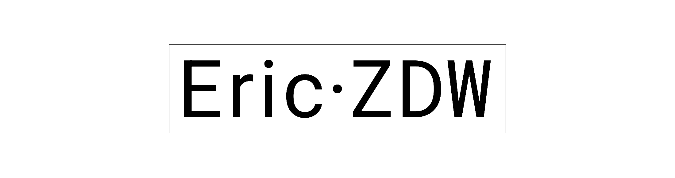 Eric·ZDW